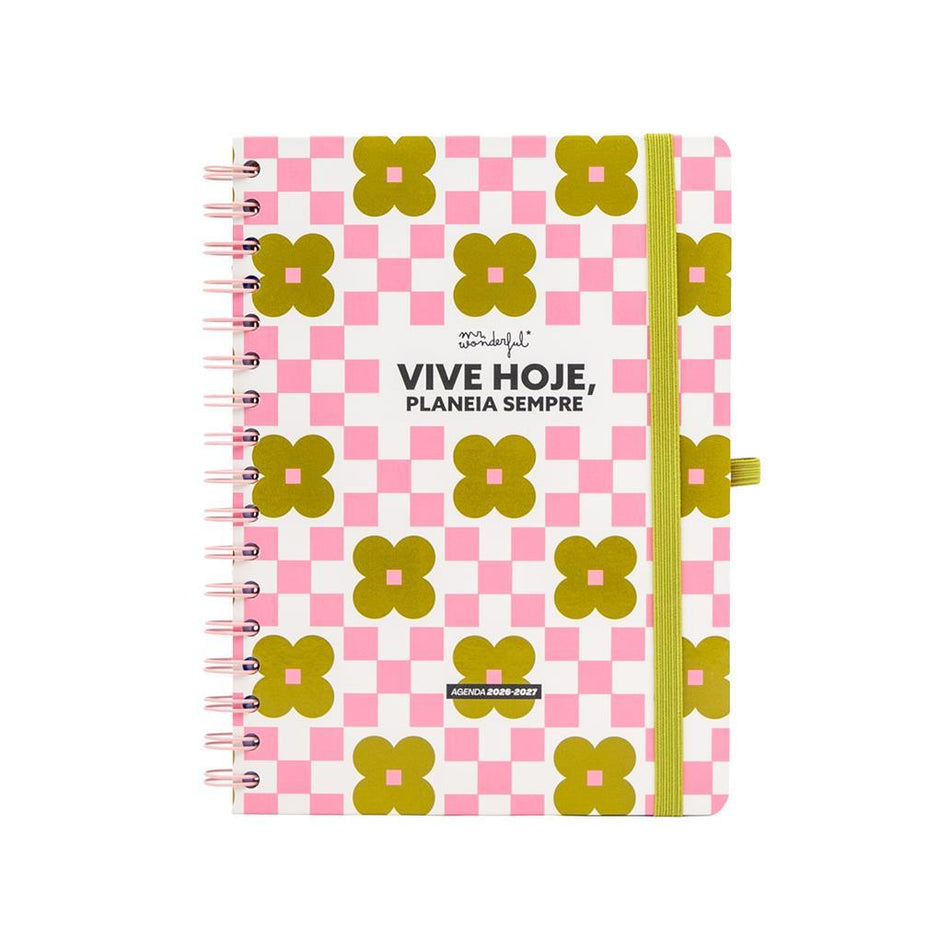 Agenda 26-27 Semanal - Vive hoje, planeia sempre - Mr. Wonderful