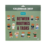 Calendário de parede 2027 - Between Routins & Tasks - Mr. Wonderful
