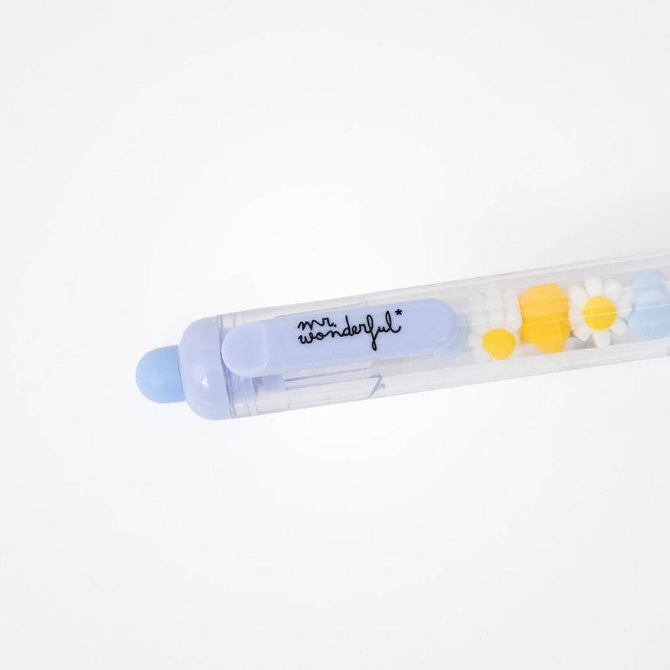 Esferográfica Apagável com decoração interior - Pintainho Lazy Mr Wonderful