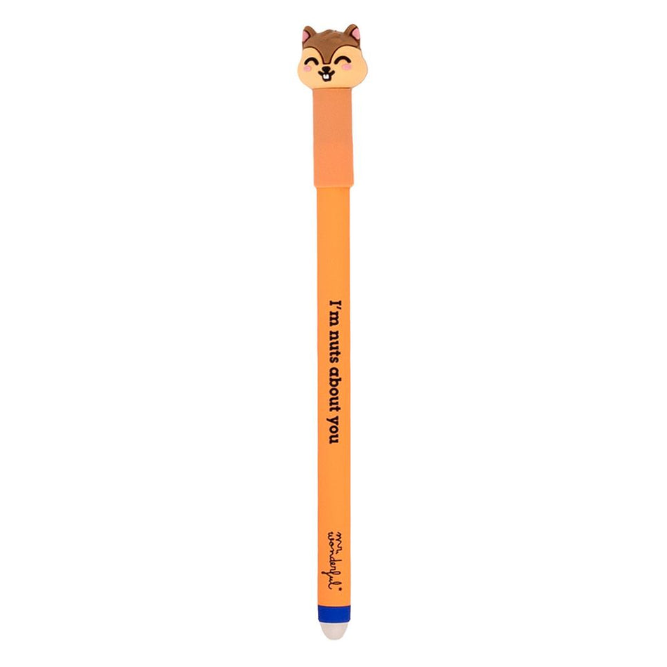 Caneta apagável Bo-Bo Esquilo - Im nuts about you - Mr. Wonderful