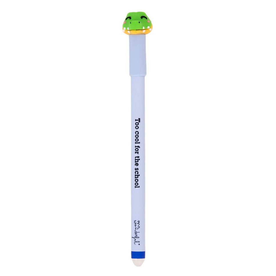 Caneta apagável Bo-Bo Crocodilo - Too cool for the school - Mr. Wonderful