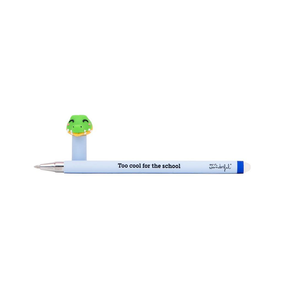 Caneta apagável Bo-Bo Crocodilo - Too cool for the school - Mr. Wonderful