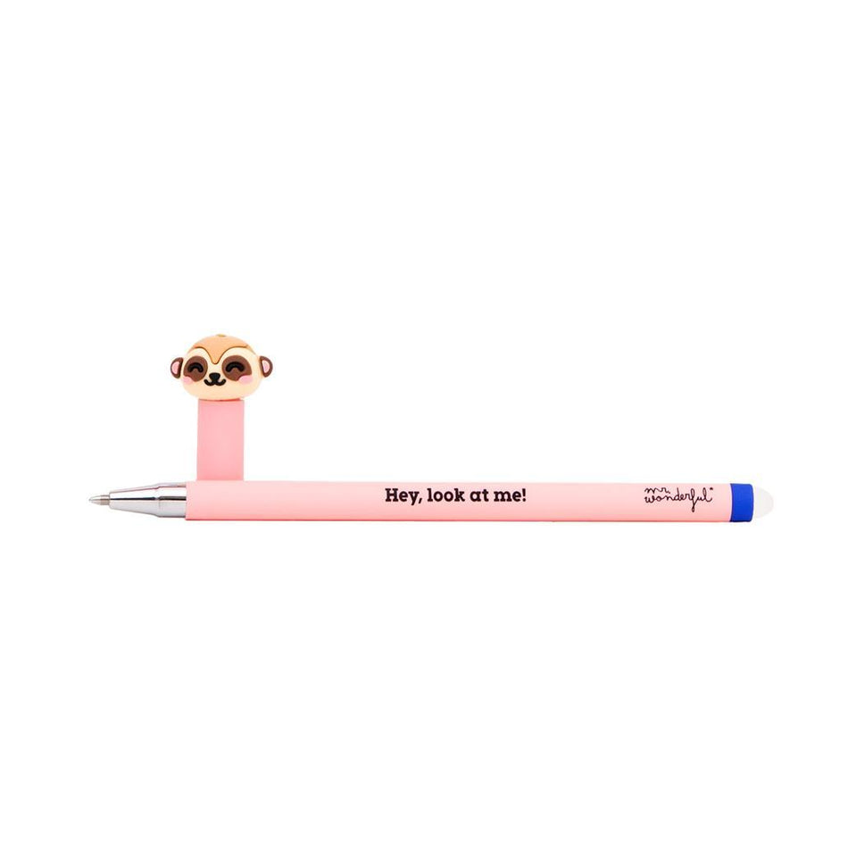 Caneta apagável Bo-Bo Suricata - Hey, look at me! - Mr. Wonderful