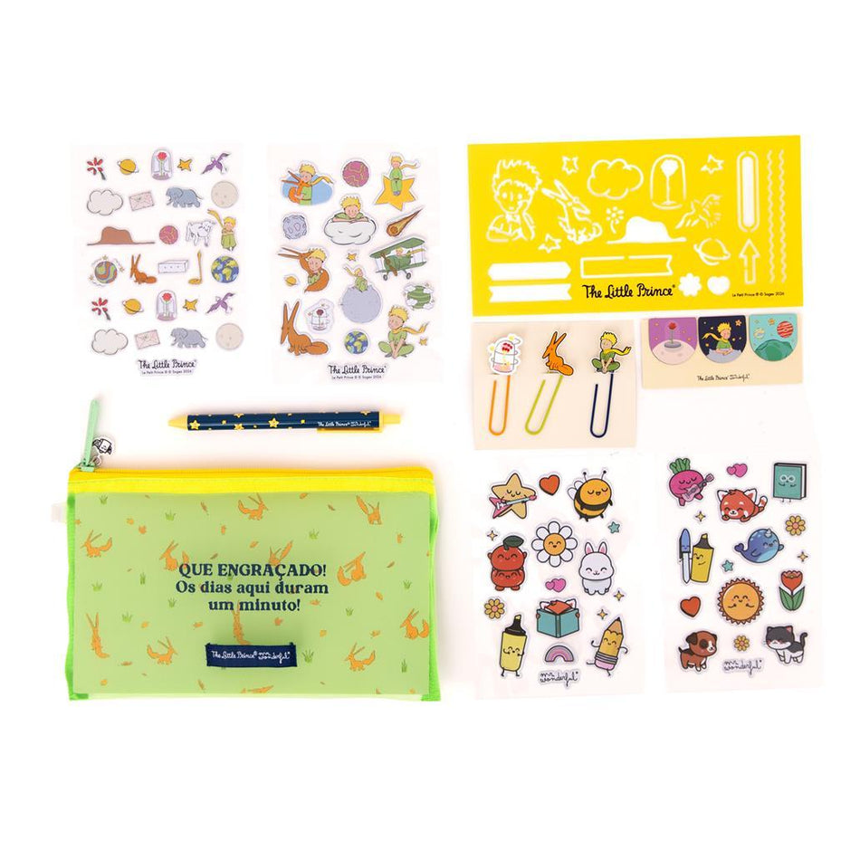 Conjunto de Escrita O Principezinho - No teu planeta, os dias duram um minuto!