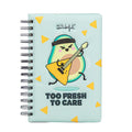 Caderno A5 Squishy Abacate - Too fresh to care - Mr. Wonderful