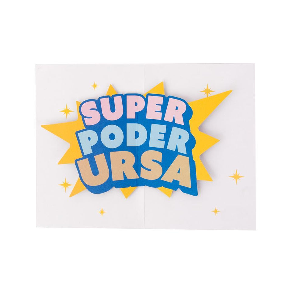Postal Pop-up - Mãe, és Superpoderosa