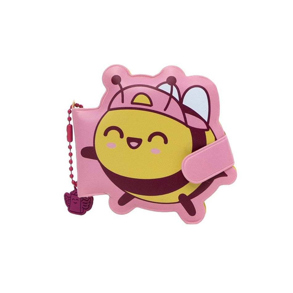 Mini Caderno Squishy com Porta-chaves - Abelha - Mr. Wonderful