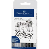 Conjunto Faber-Castell Pitt Artist Pen para iniciação à caligrafia — 7 e acessórios