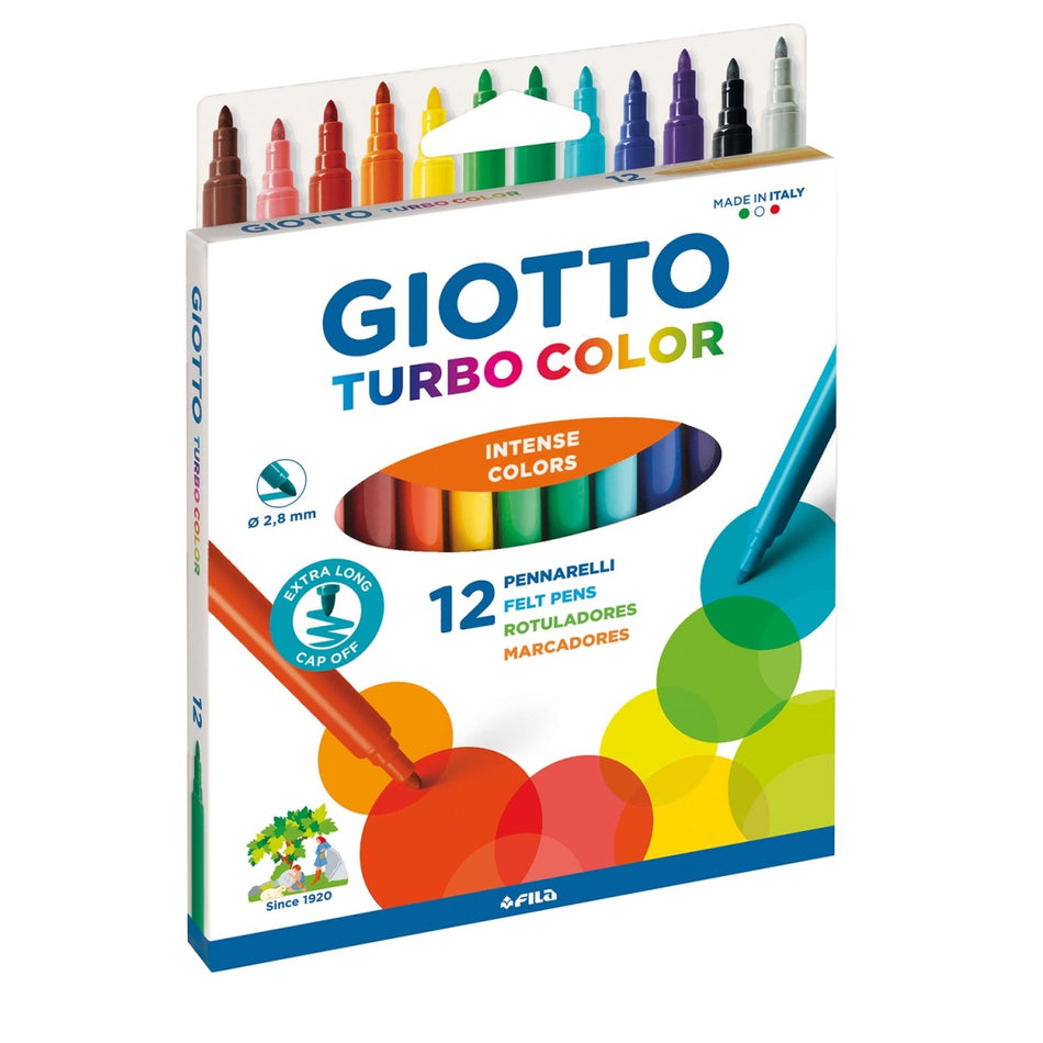 Marcadores Giotto turbo color Cx12