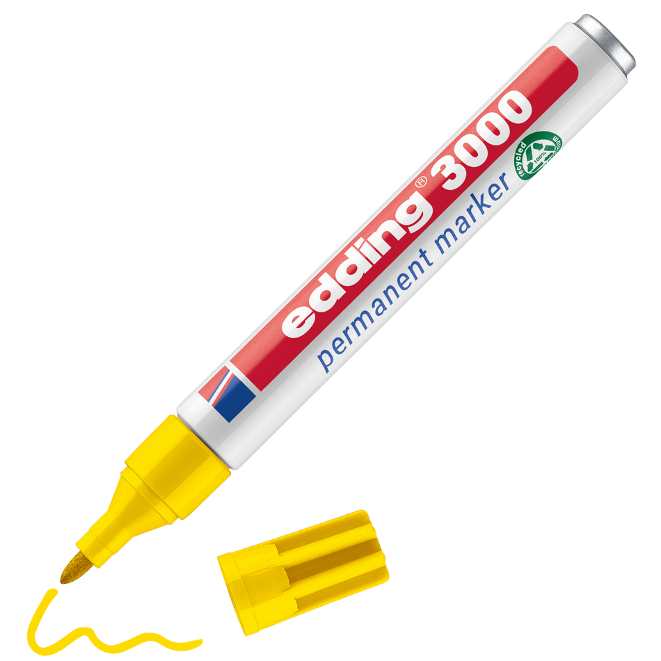 Marcador Edding 3000 Amarelo