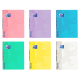 Caderno capa plástica Oxford Openflex Pautado cores pastel