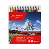 Lápis de cor aguareláveis Caran d'Ache Prismalo Aquarelle 18 cores