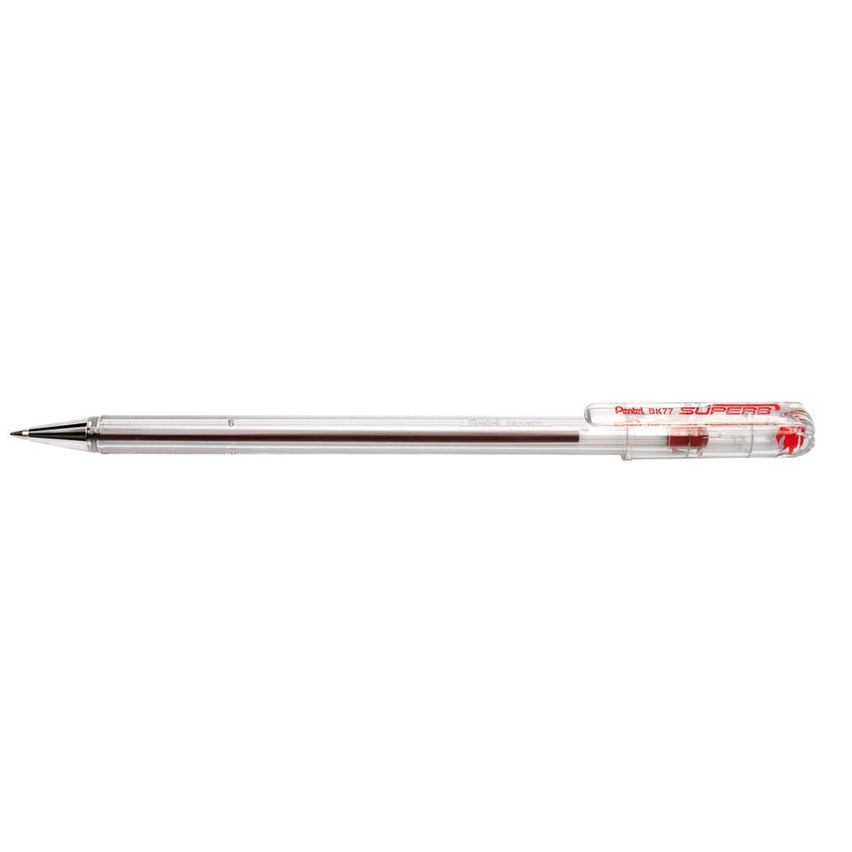 Esferográfica Pentel BK77 0,7 mm – Vermelho