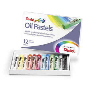 Pastéis de Óleo Pentel Arts – 12 ou 25 Cores – 12 cores