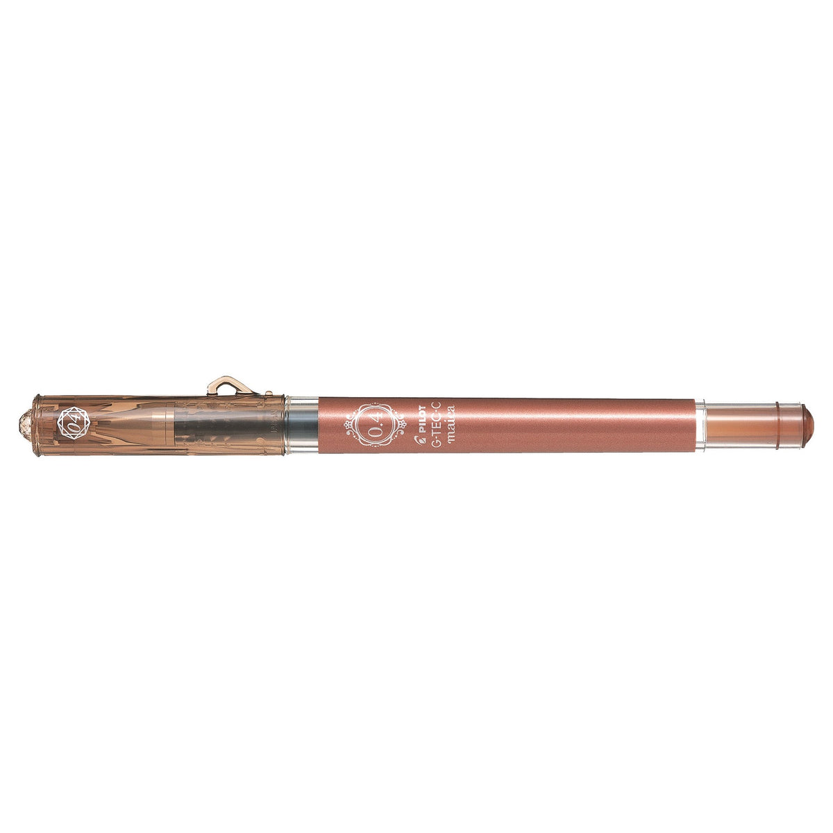 Caneta de Gel Pilot G-Tec C Maica 0,4 mm Castanha