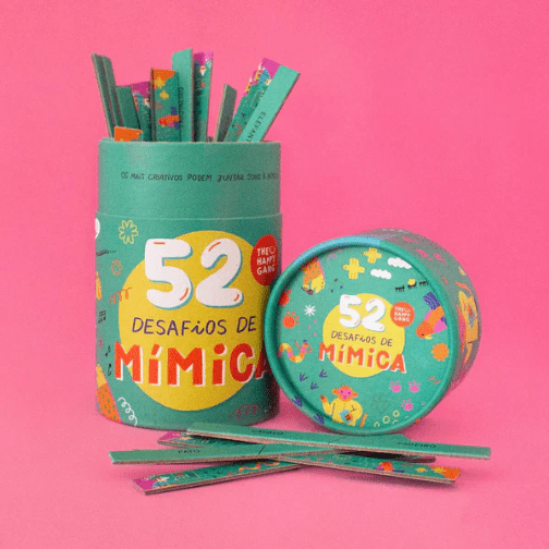 52 Desafios de Mímica - The Happy Gang - Papelaria Encantada