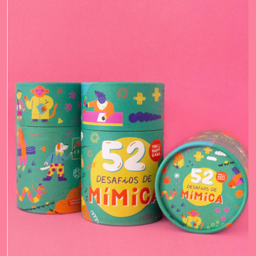 52 Desafios de Mímica - The Happy Gang - Papelaria Encantada