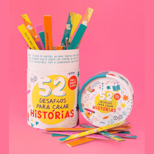 52 Desafios para criar Histórias - The Happy Gang - Papelaria Encantada