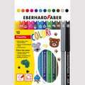 Marcadores escolares animais 12 unidades Eberhard-Faber