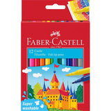 Marcadores escolares Faber-Castell Castle — conjuntos — 12 cores