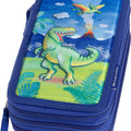 Estojo Triplo Faber-Castell Dinossauro