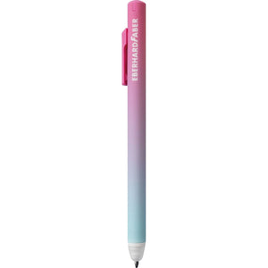 Caneta apagável Eberhard Faber GenTrend turquesa / rosa, tinta azul, 0,7 mm