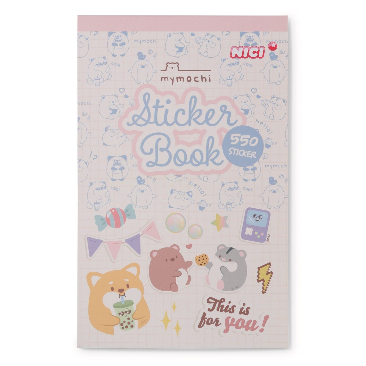 Bloco de adesivos mymochi Nici
