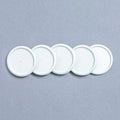 Discos G e elásticos branco para caderno inteligente
