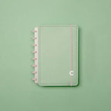 Caderno A5 verde pastel