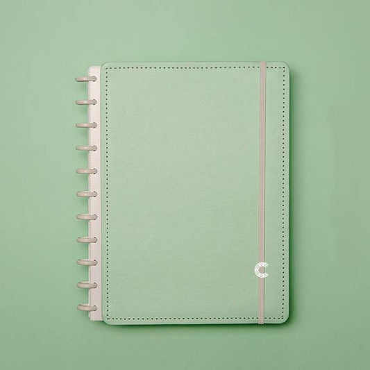 Caderno Inteligente Verde Pastel Grande