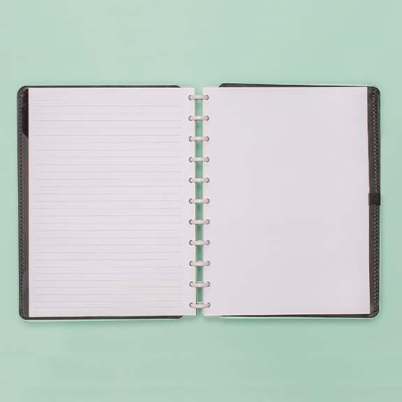 Caderno Inteligente Verde Pastel Grande