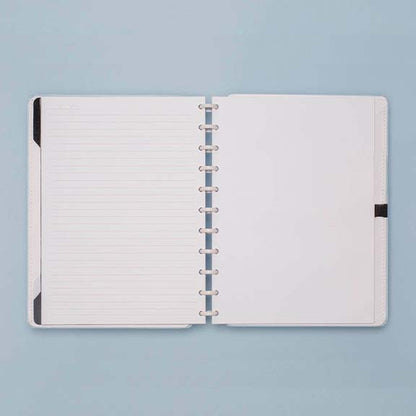 Caderno Inteligente Azul Pastel Grande