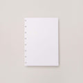 Folhas lisas brancas A5 90g para Caderno Inteligente