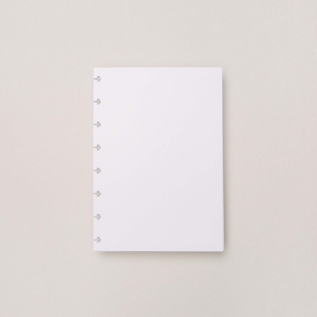 Folhas lisas brancas A5 90g para Caderno Inteligente
