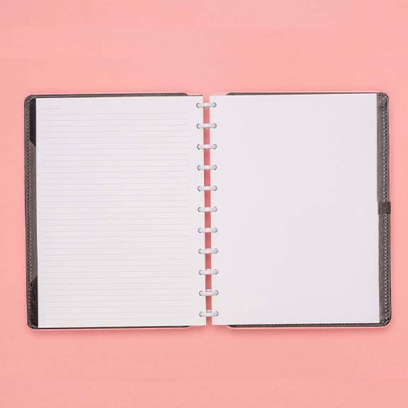 Caderno Inteligente Rosa Pastel Grande