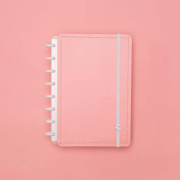 Caderno Inteligente Rosa Pastel A5