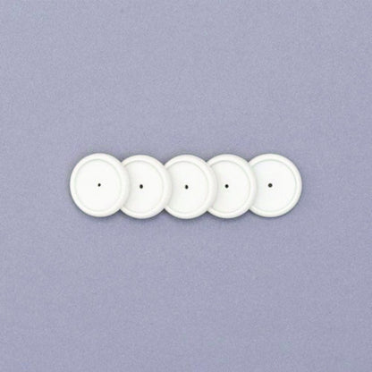 Discos e elástico M branco para caderno inteligente