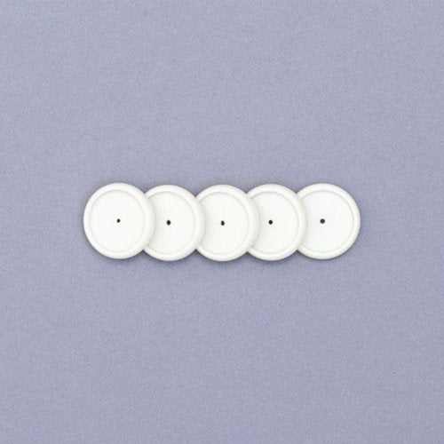 Discos e elástico M branco para caderno inteligente