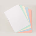 Folhas coloridas Grandes para Caderno Inteligente