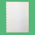 Folhas linhas brancas pautado Grande 120g para Caderno Inteligente
