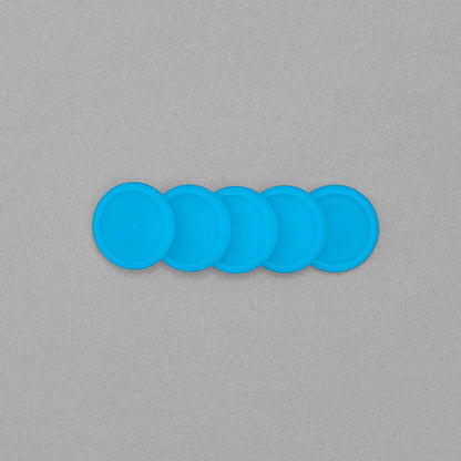 Discos M e elásticos Azul atlântico para caderno inteligente