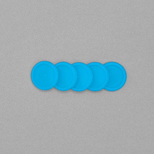 Discos M e elásticos Azul atlântico para caderno inteligente