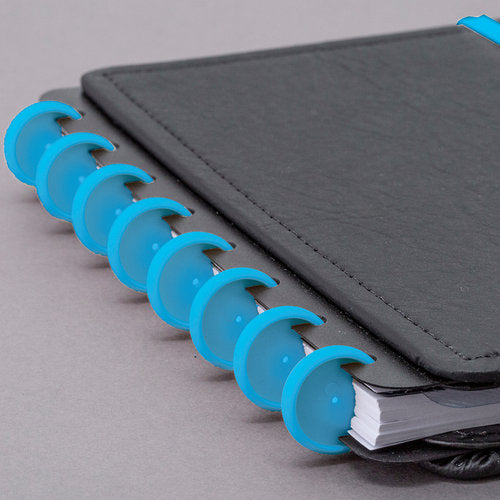 Discos e elásticos M Azul atlântico para caderno inteligente