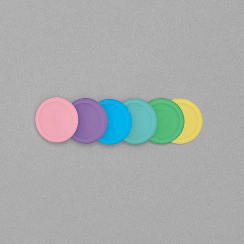 Discos e elástico G diversidade brasileira para caderno inteligente