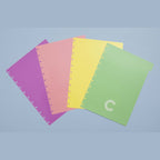 Separadores Pastel Grande para Caderno Inteligente