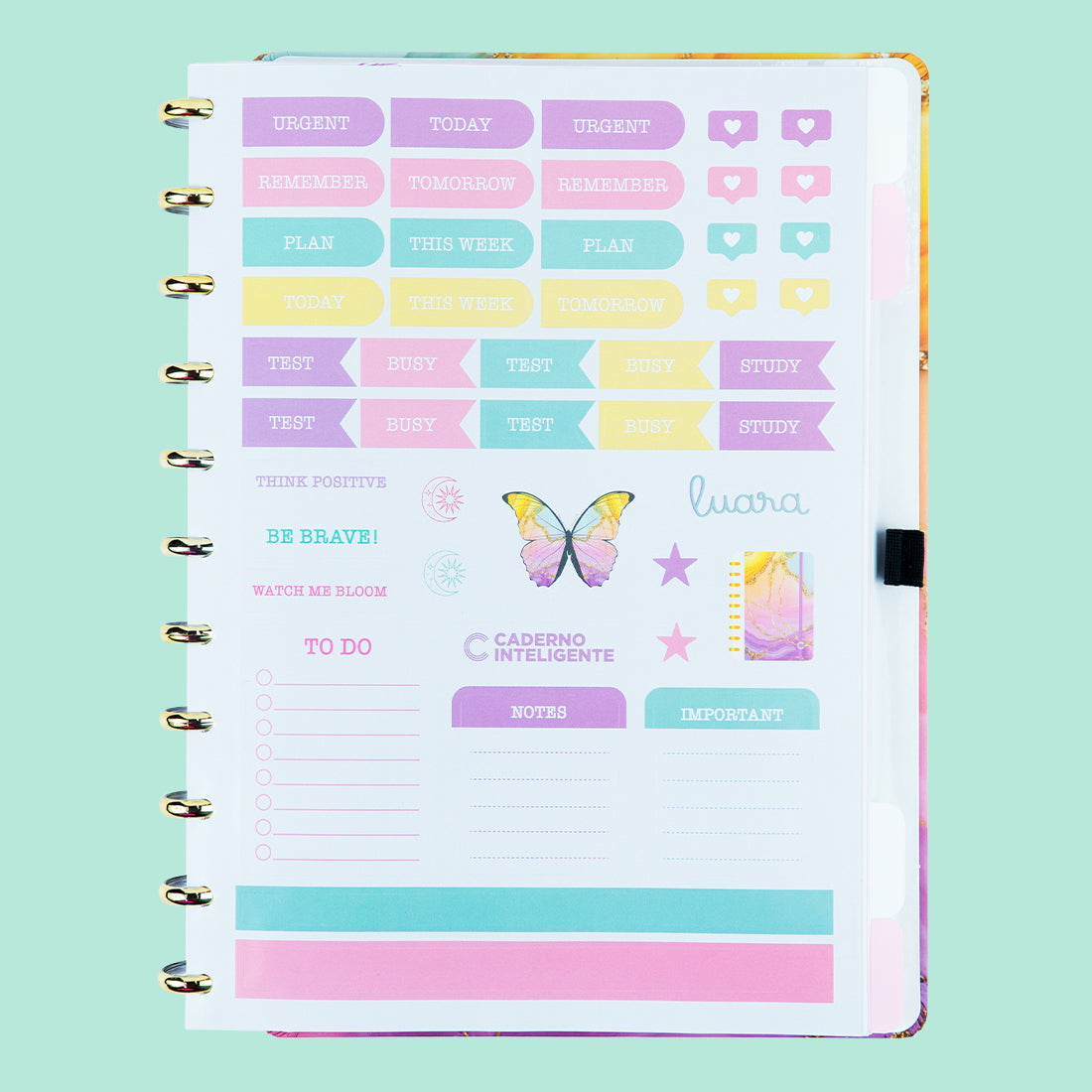 Caderno Inteligente Aurora by Luara Grande