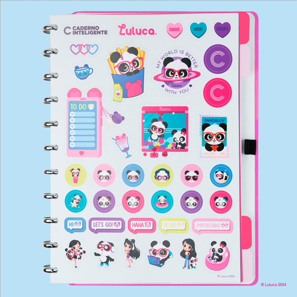 Caderno Inteligente Grande Glow by Luluca