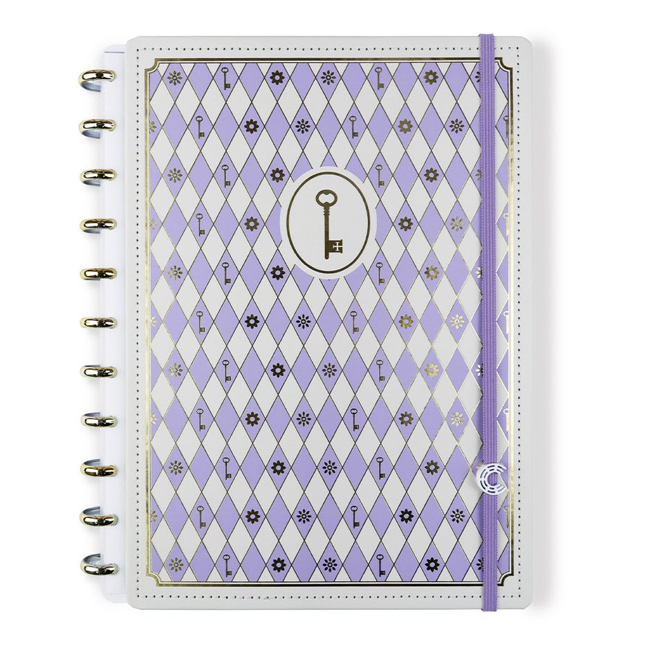 Caderno Inteligente by Isabela Akkari - Purple Key Grande