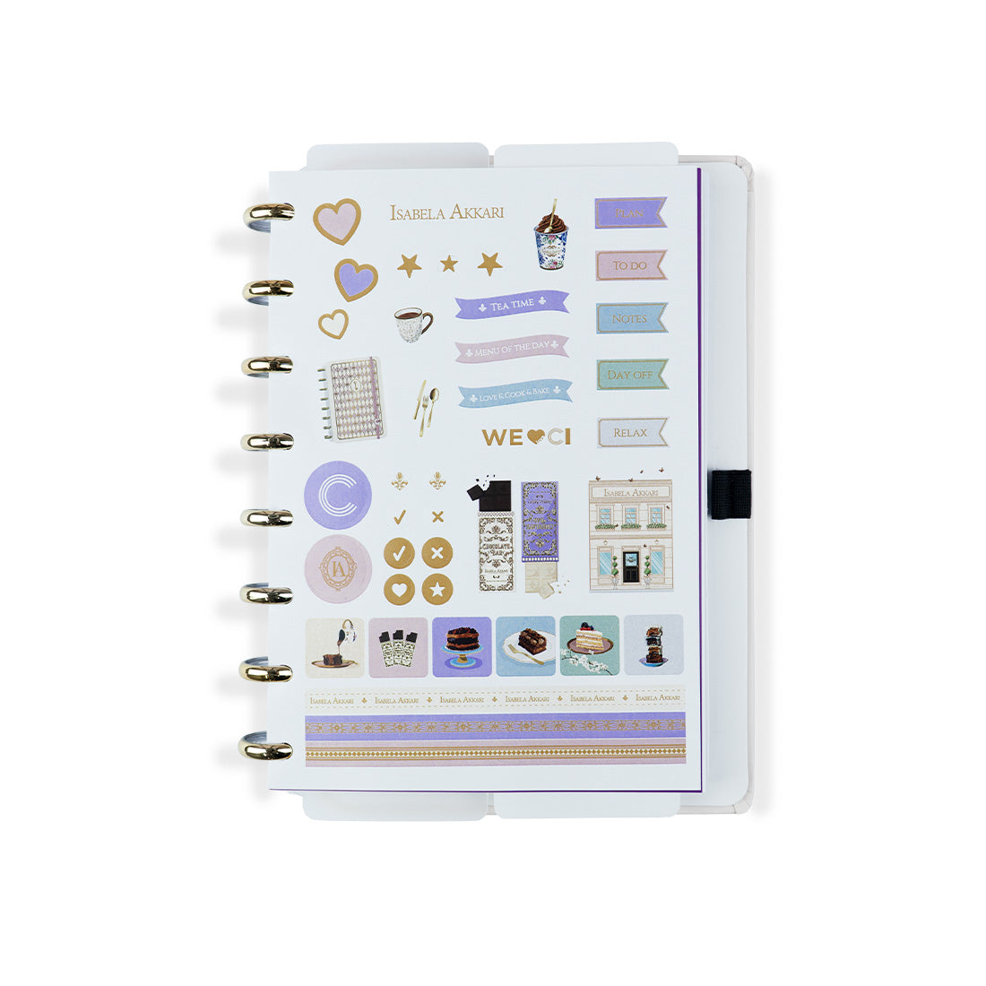 Caderno Inteligente by Isabela Akkari - Purple Key A5