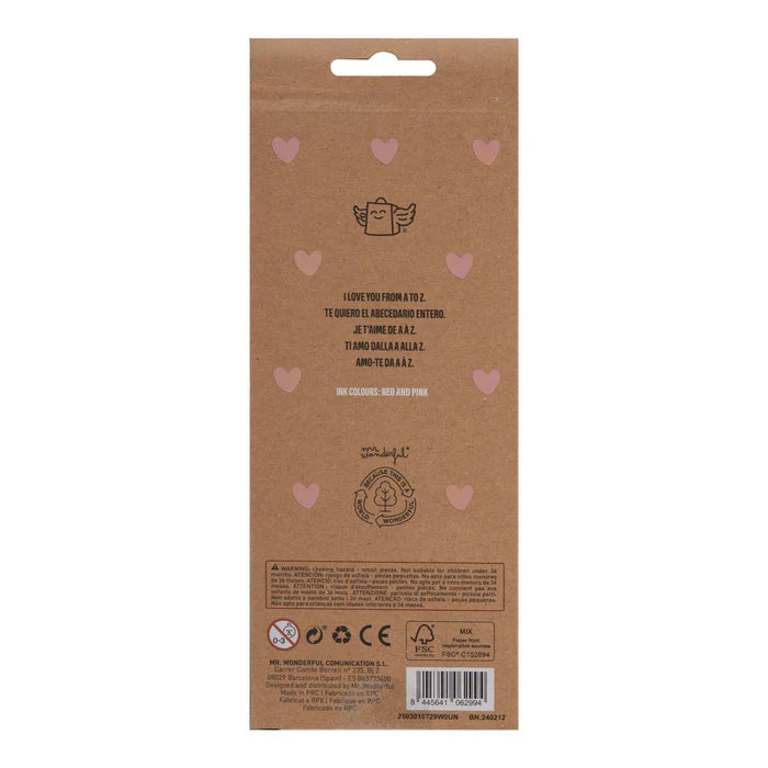 Conjunto 2 canetas apagáveis - Love At First Word - Mr.Wonderful